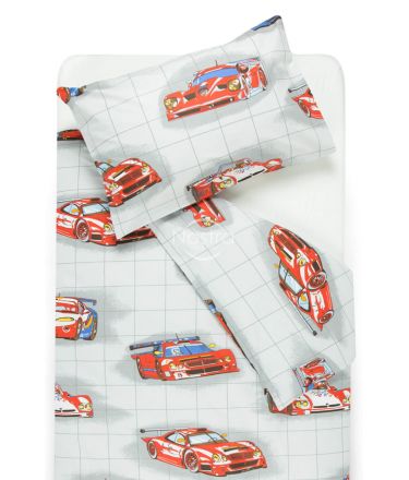 Детское постельное белье RACING CARS 10-0360-RED 140x200, 50x70 cm