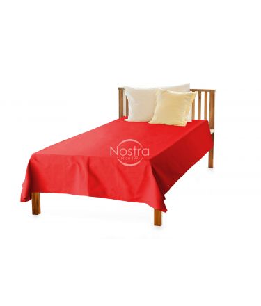 Flat cotton sheet 00-0062-XMAS RED