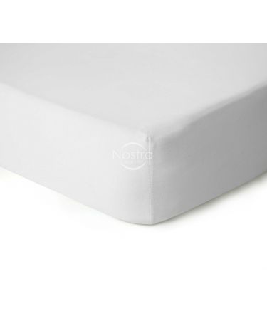 Trikotažinės paklodės su guma JERSEY-OPTIC WHIT 120x200 cm