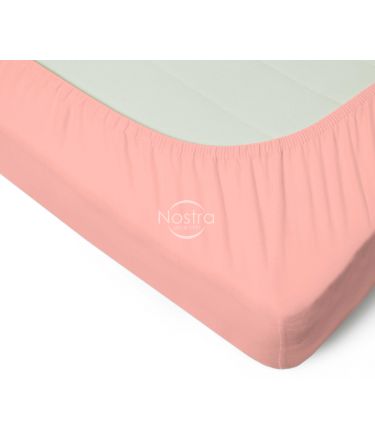 Fitted jersey sheets JERSEY JERSEY-PEACH AMBER 120x200 cm
