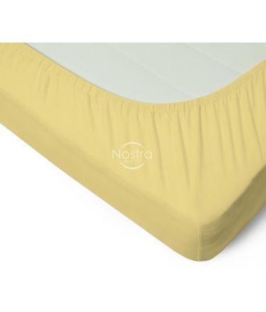 Fitted jersey sheets JERSEY JERSEY-PALE BANANA 120x200 cm