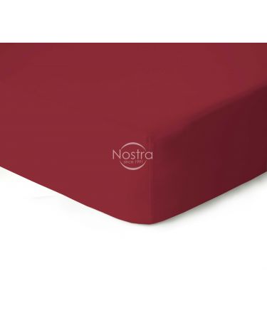 Trikotažinės paklodės su guma JERSEY JERSEY-WINE RED 200x220 cm