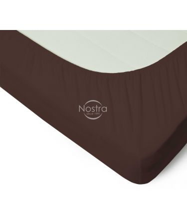 Fitted jersey sheets JERSEY JERSEY-CHOCOLATE 160x200 cm