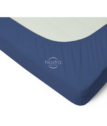 Fitted jersey sheets JERSEY JERSEY-PALACE BLUE 120x200 cm