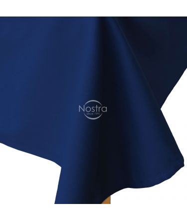 Flat cotton sheet 00-0317-DARK BLUE