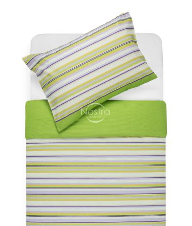 Cotton bedding set DAKOTA 30-0249-GREEN LILAC 200x220, 70x70 cm