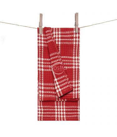 Kitchen towel WAFFLE-240 T0101-RED 50x70 cm