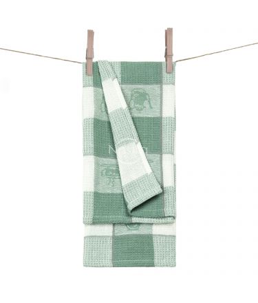 Kitchen towel WAFFLE-240 T0103-GREEN 50x70 cm