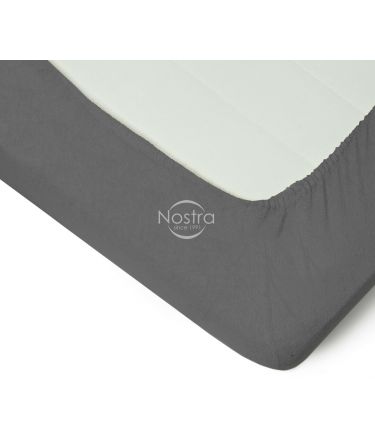 Fitted terry sheets TERRYBTL-DARK GREY 180x200 cm