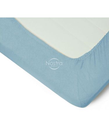 Fitted terry sheets TERRYBTL-LIGHT BLUE