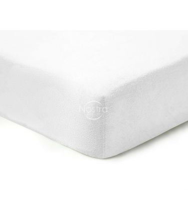 Fitted terry sheets TERRYBTL-OPTIC WHITE