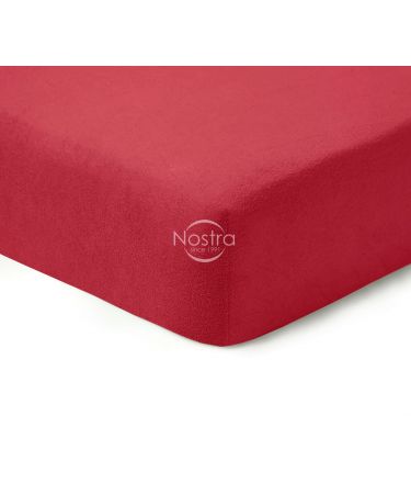 Frotinės paklodės su guma TERRYBTL-WINE RED 160x200 cm