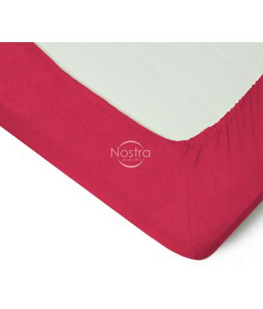 Frotinės paklodės su guma TERRYBTL-WINE RED 180x200 cm