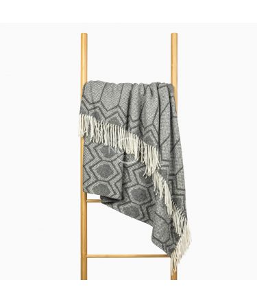 Woolen plaid MERINO-300 80-3232-GREY 140x200 cm