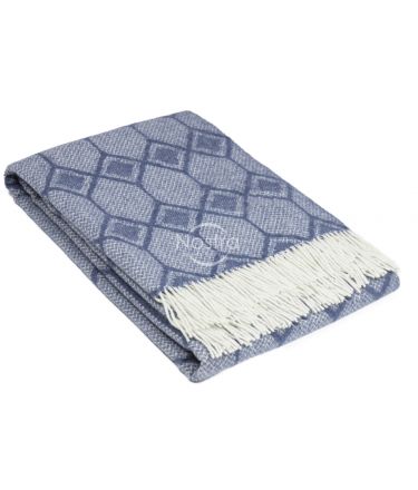 Woolen plaid MERINO-300 80-3237-BLUE 140x200 cm