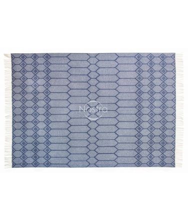 Woolen plaid MERINO-300 80-3237-BLUE 140x200 cm