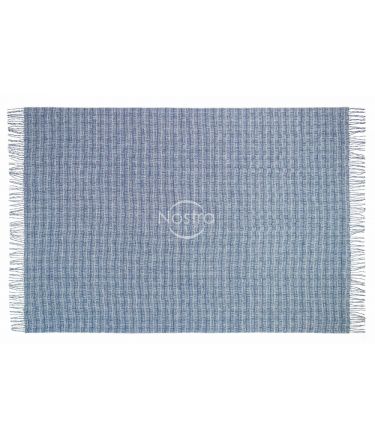 Vilnonis pledas MERINO-300 80-3224-BLUE 140x200 cm