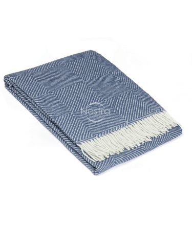 Woolen plaid MERINO-300 80-3042-BLUE 140x200 cm