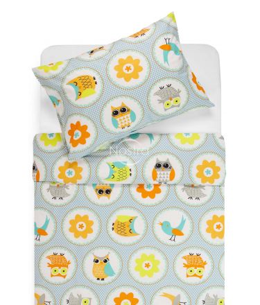 Детское постельное белье HAPPY OWL 10-0012-AQUA 140x200, 50x70 cm
