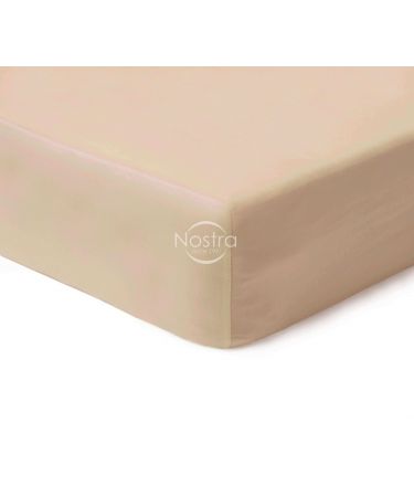 Fitted sateen sheets 00-0187-WHISPER PINK 120x200 cm