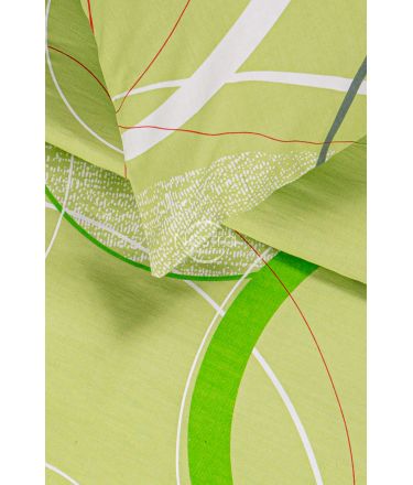Постельное бельё из бязи DEMI 30-0541-GREEN 140x200, 70x70 cm