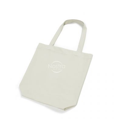 Organic cotton shopping bag 00-0076-NATURAL LOGO Medium