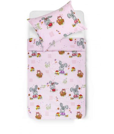 Детское постельное белье HAPPY BUNNY 10-0355-PINK 140x200, 50x70 cm