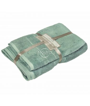 Bamboo towels set BAMBOO-600 T0105-DUSTY GREEN 50x100, 70x140 cm