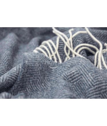 Woolen plaid MERINO-300 80-2060-BLUE 140x200 cm