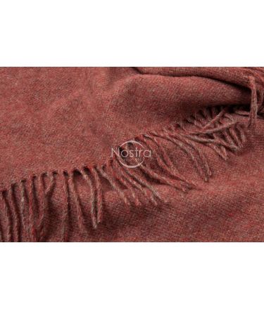 Woolen plaid MERINO-300 80-3257-TERRA BROWN 140x200 cm