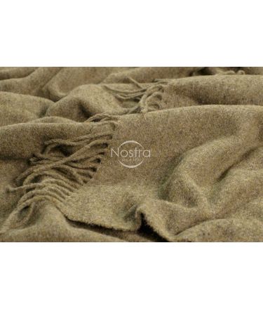 Woolen plaid MERINO-300 DOUBLE FACE-CAMEL