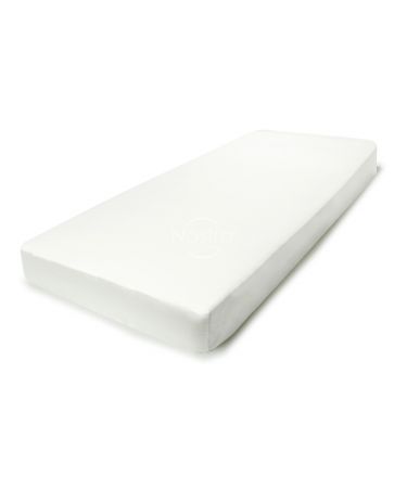 Fitted sateen sheets 00-0000-OPT.WHITE 90x200 cm