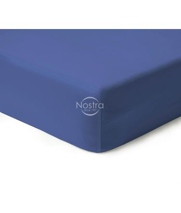 Fitted sateen sheets 00-0271-BLUE 160x200 cm
