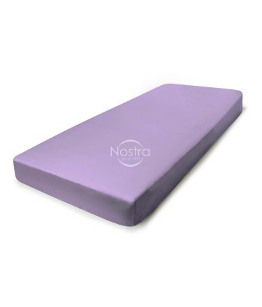 Fitted sateen sheets 00-0033-SOFT LILAC 90x200 cm