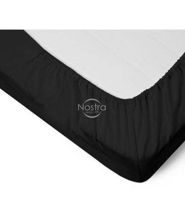 Fitted sateen sheets 00-0055-BLACK