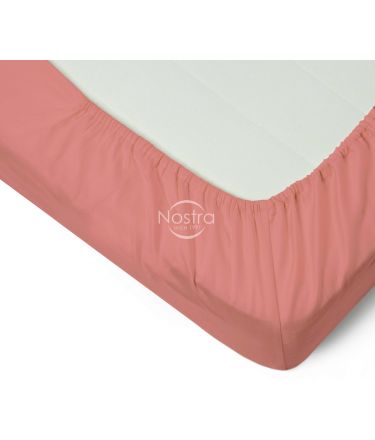 Fitted sateen sheets 00-0132-TEA ROSE 120x200 cm