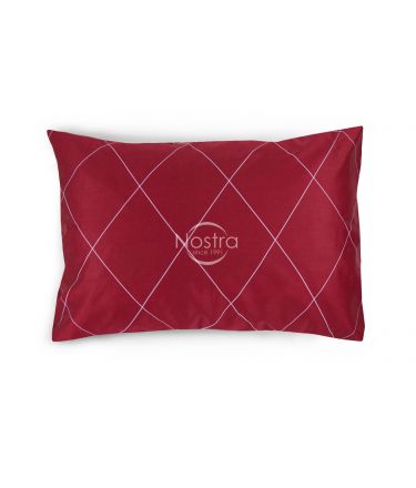 Постельное белье из Mako Сатина CLARISSA 30-0686-WINE RED 140x200, 50x70 cm