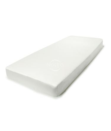 Fitted sateen sheets 00-0001-OFF WHITE