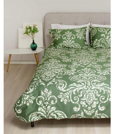 Sateen bedding set ARIELLE 40-1248-SAGE 140x200, 70x70 cm