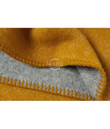 Blanket ZELANDIA LUX-450 DOUBLE FACE-MUSTARD GREY