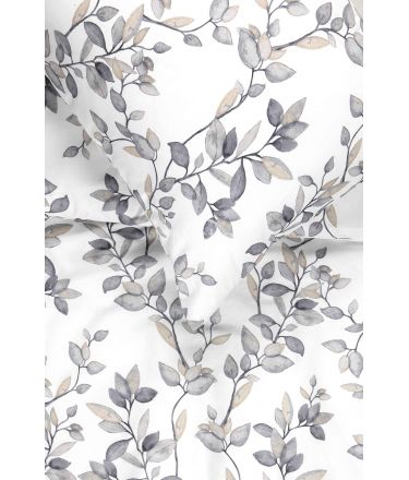 Постельное белье из Mako Сатина COLE 40-1423-WHITE 140x200, 70x70 cm