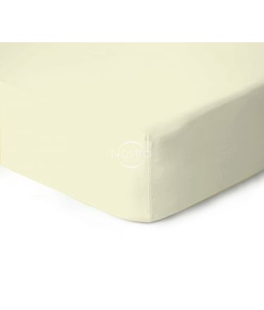 Fitted jersey sheets JERSEY JERSEY-VANILLA 180x200 cm