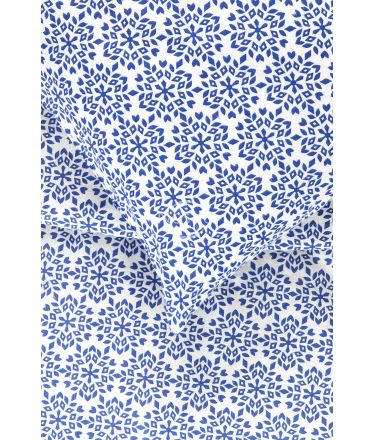 Фланелевое постельное бельё BARRET 40-1438-BLUE 200x220, 70x70 cm