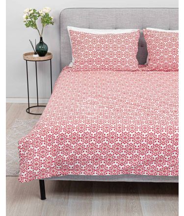 Фланелевое постельное бельё BARRET 40-1438-RED 200x220, 70x70 cm