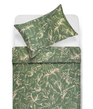 PREMIUM maco sateen bedding set COOPER 20-1732-GREEN 200x220, 70x70 cm