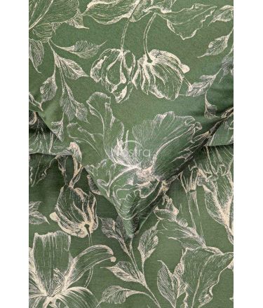 Постельное белье из Mako Сатина COOPER 20-1732-GREEN 140x200, 50x70 cm