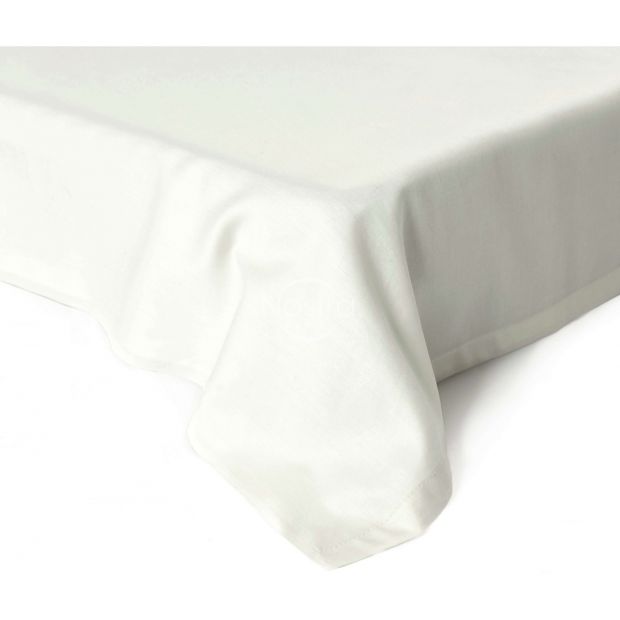 Flat sateen sheets 00-0001-OFF WHITE 150x220 cm