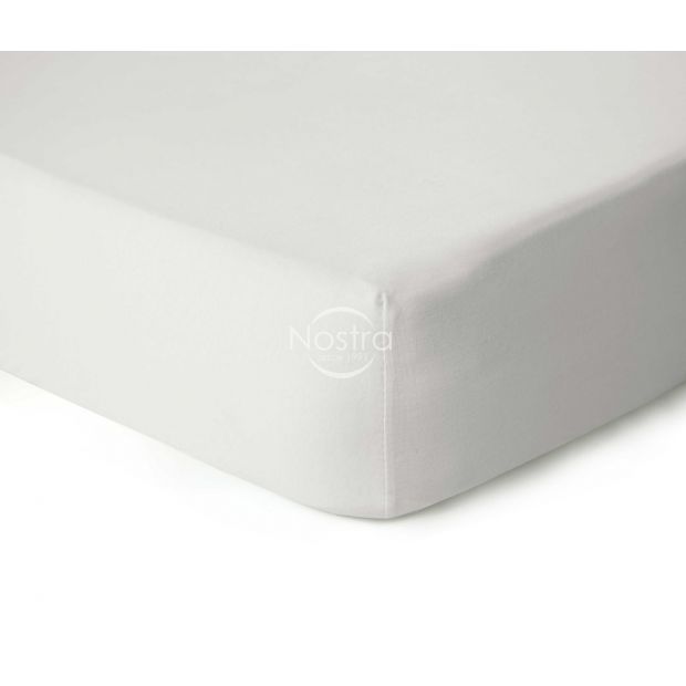 Трикотажная простыня на резинке JERSEY-OFF WHITE 90x200 cm