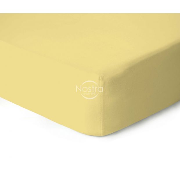Fitted jersey sheets JERSEY JERSEY-PALE BANANA 120x200 cm