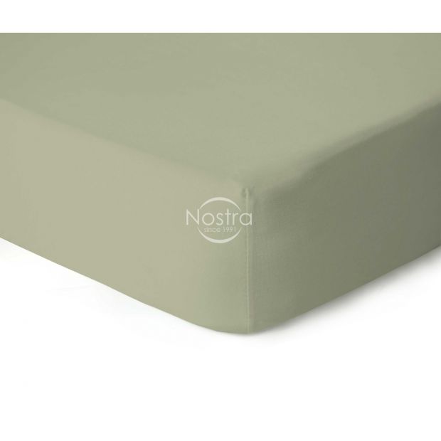 Fitted jersey sheets JERSEY JERSEY-PALE OLIVE 160x200 cm